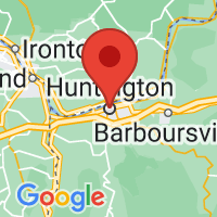 Map of Huntington, WV US